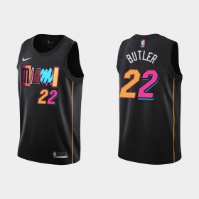 Camiseta Hombre Miami Heat Jimmy Butler 22 Nike 2021-22 City Edition Swingman